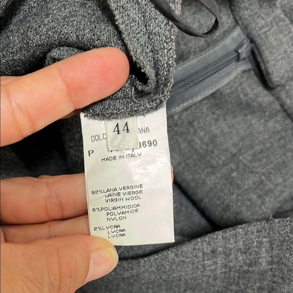 Dolce & Gabbana Gray Virgin Wool Women's Skirt - Picture 3 of 11